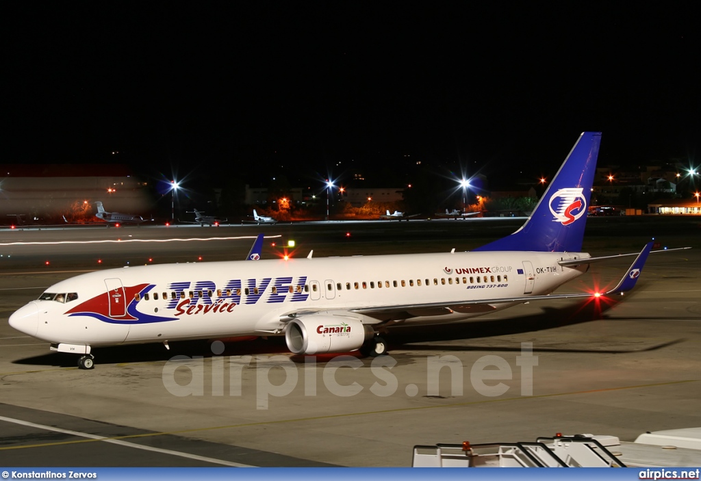 OK-TVH, Boeing 737-800, Travel Service (Czech Republic)