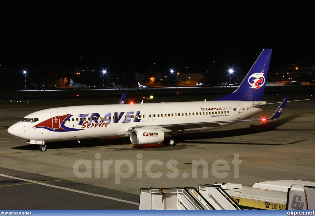 OK-TVH, Boeing 737-800, Travel Service (Czech Republic)