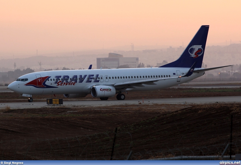 OK-TVJ, Boeing 737-800, Travel Service (Czech Republic)