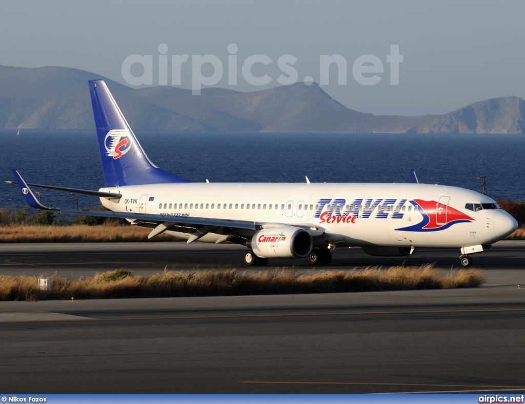 OK-TVK, Boeing 737-800, Travel Service (Czech Republic)