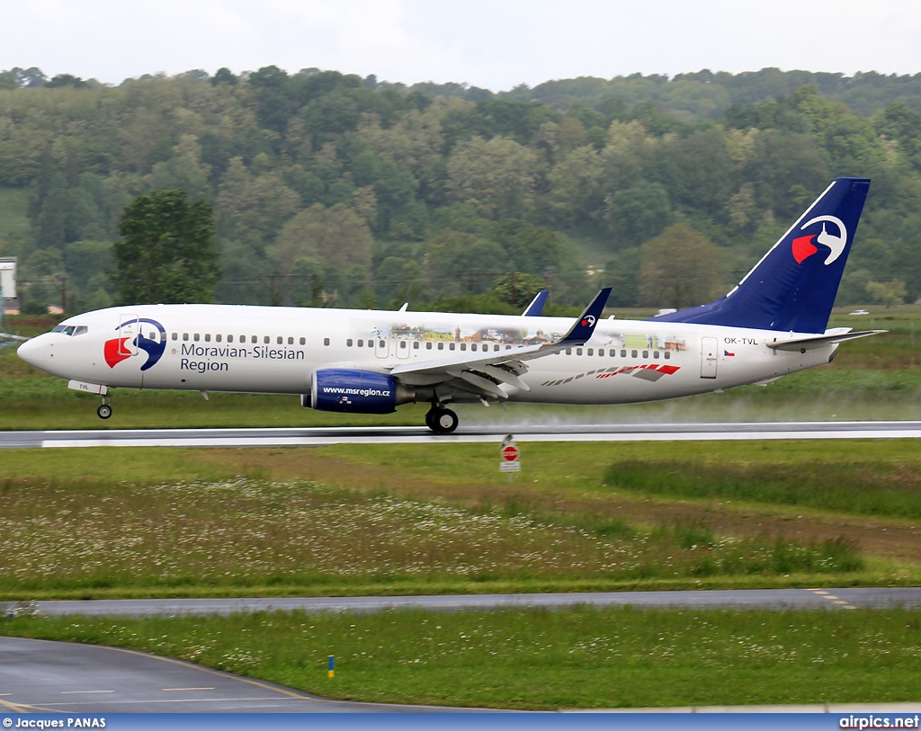 OK-TVL, Boeing 737-800, Travel Service (Czech Republic)