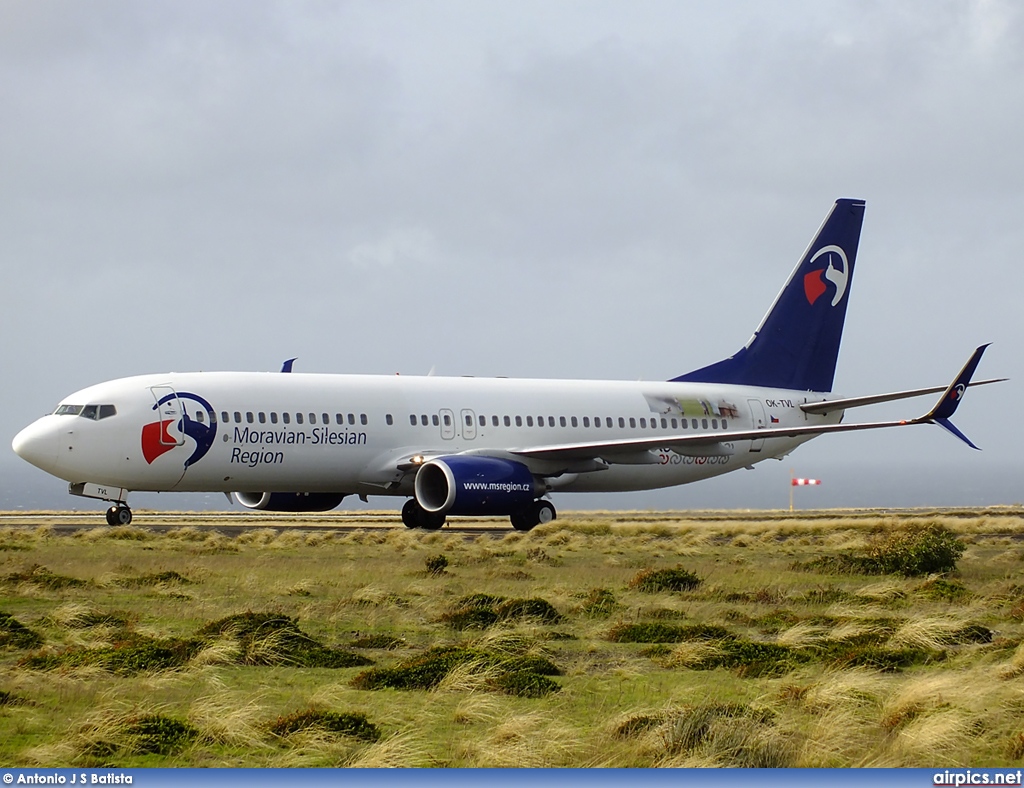 OK-TVL, Boeing 737-800, Travel Service (Czech Republic)