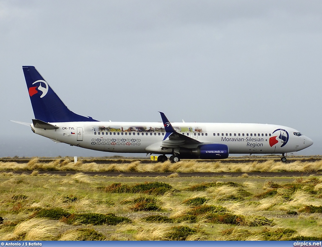 OK-TVL, Boeing 737-800, Travel Service (Czech Republic)