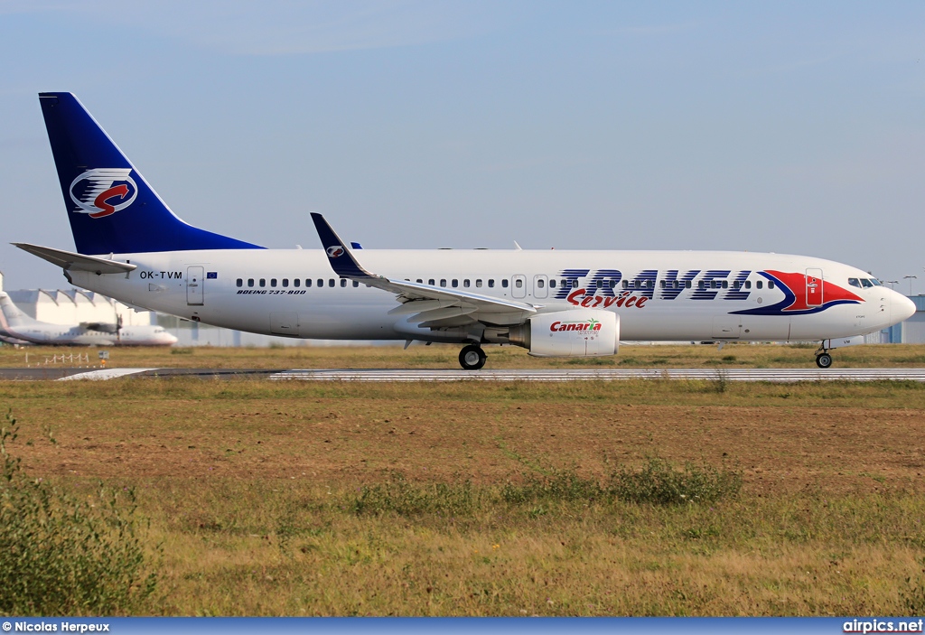 OK-TVM, Boeing 737-800, Travel Service (Czech Republic)