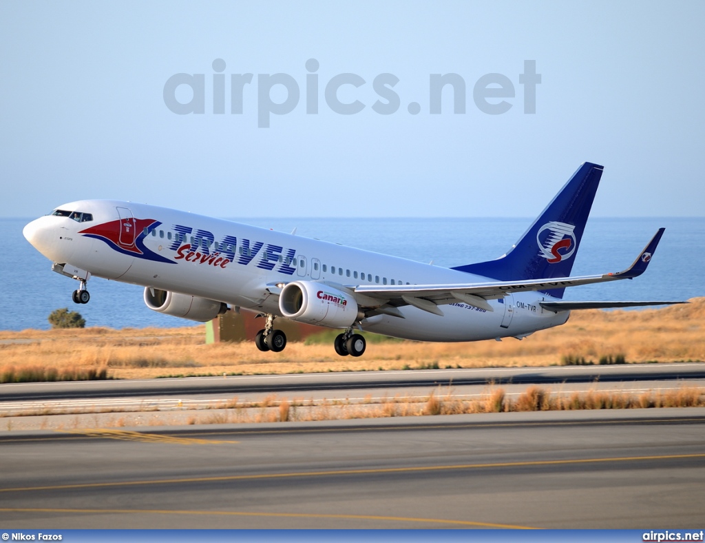 OK-TVR, Boeing 737-800, Travel Service (Slovakia)