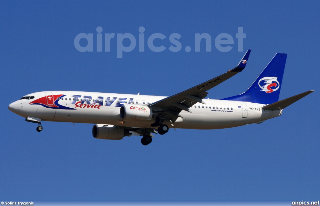 OK-TVS, Boeing 737-800, Travel Service (Czech Republic)