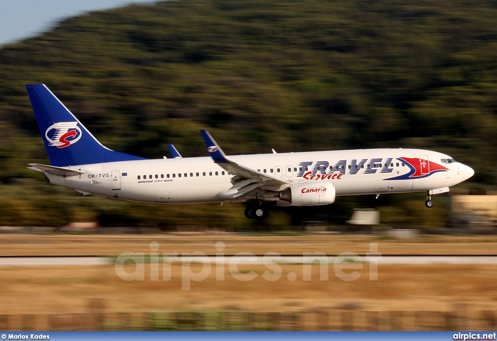 OK-TVS, Boeing 737-800, Travel Service (Czech Republic)