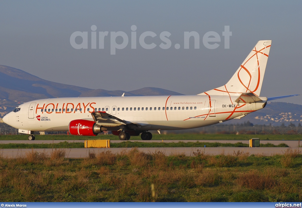 OK-WGX, Boeing 737-400, CSA Czech Airlines