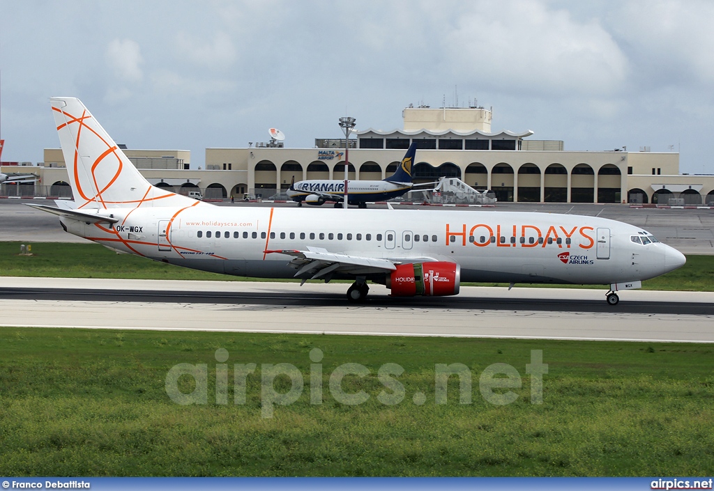 OK-WGX, Boeing 737-400, CSA Czech Airlines