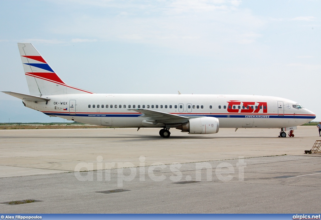 OK-WGX, Boeing 737-400, CSA Czech Airlines