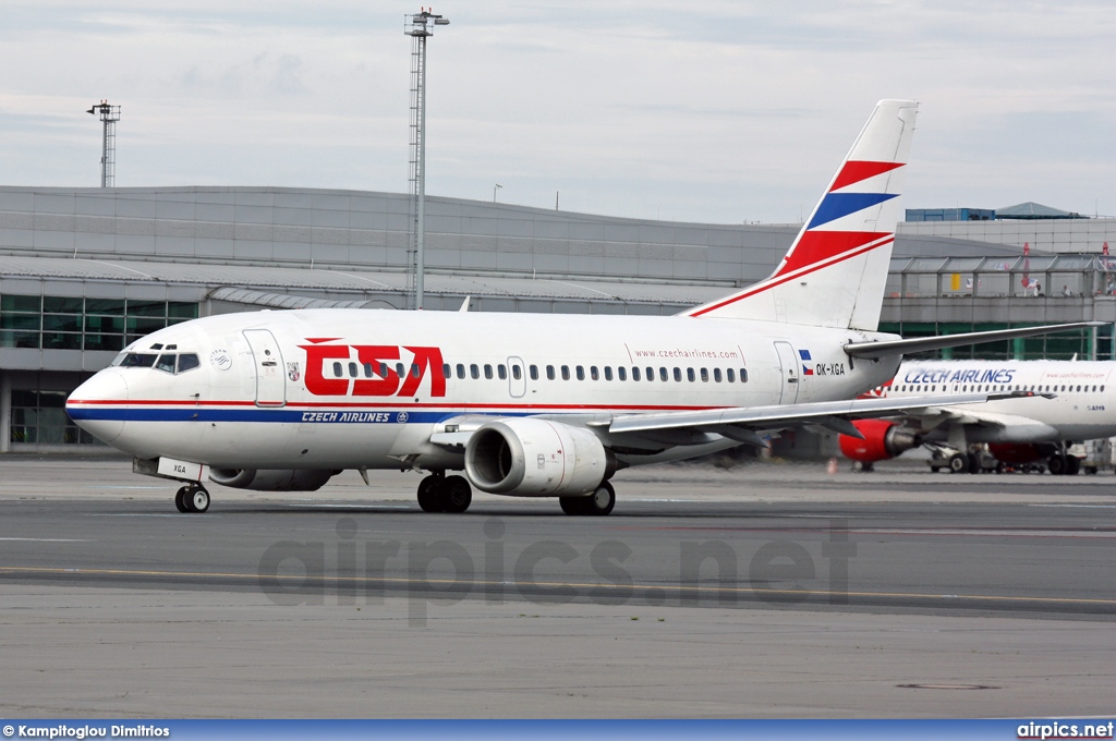 OK-XGA, Boeing 737-500, CSA Czech Airlines