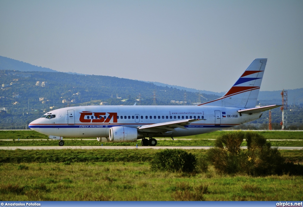 OK-XGB, Boeing 737-500, CSA Czech Airlines