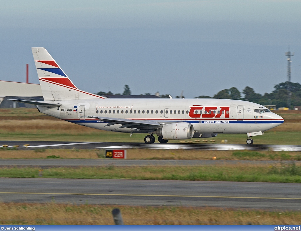 OK-XGB, Boeing 737-500, CSA Czech Airlines