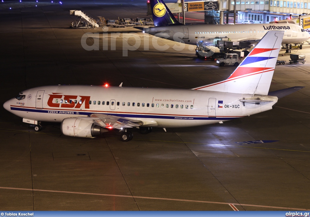 OK-XGC, Boeing 737-500, CSA Czech Airlines