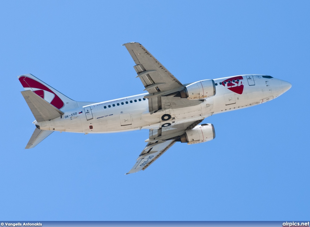 OK-XGD, Boeing 737-500, CSA Czech Airlines