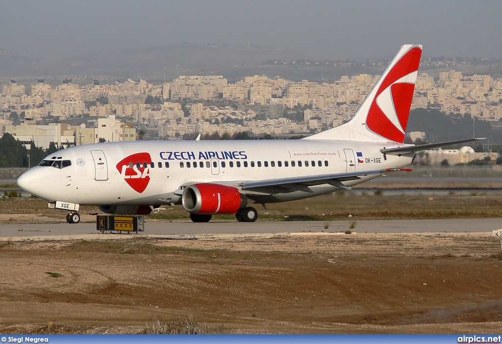 OK-XGE, Boeing 737-500, CSA Czech Airlines