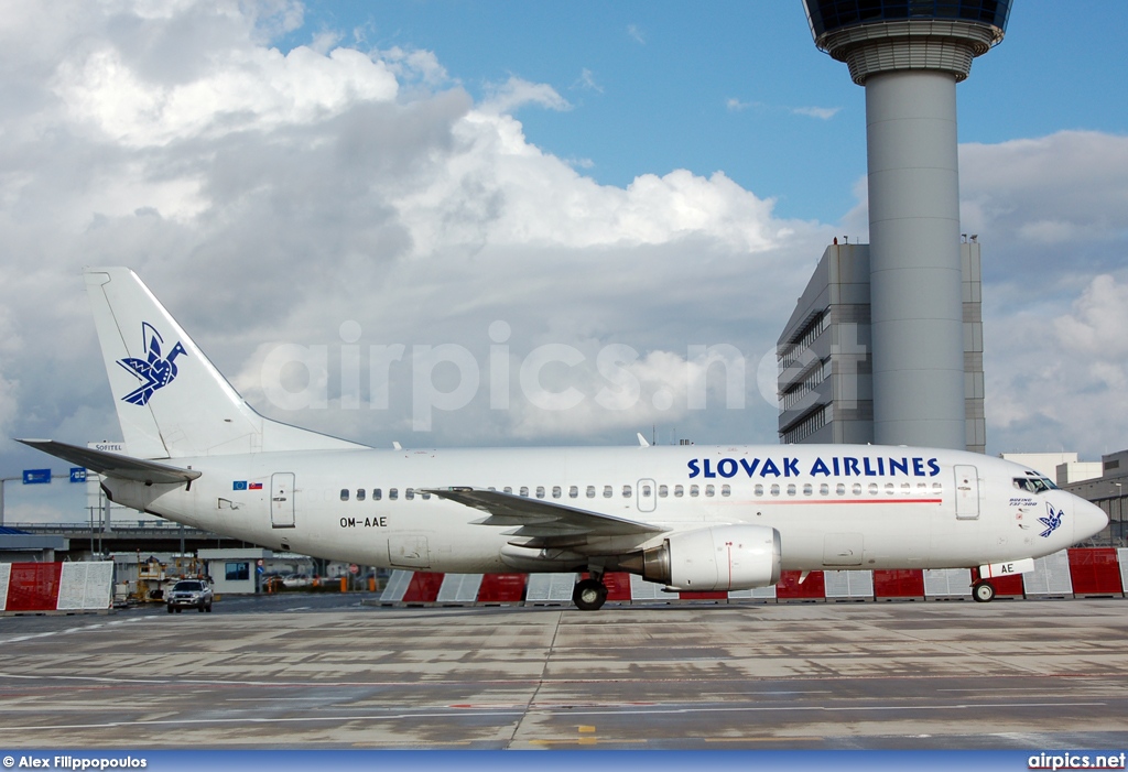 OM-AAE, Boeing 737-300, Slovak Airlines