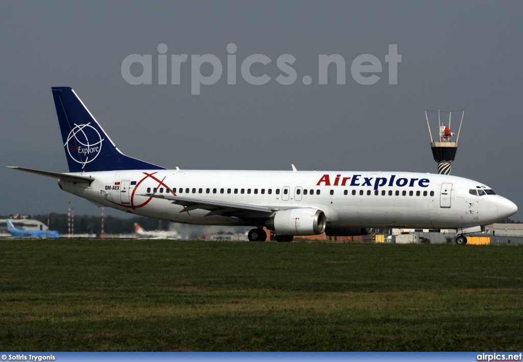 OM-AEX, Boeing 737-400, Air Explore