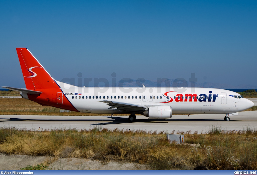 OM-SAA, Boeing 737-400, Samair