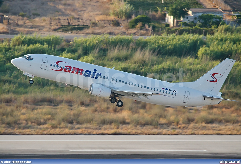 OM-SDA, Boeing 737-400, Samair