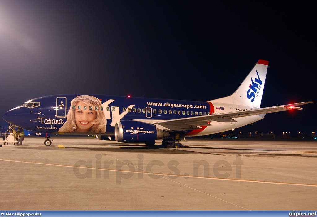 OM-SEG, Boeing 737-500, SkyEurope