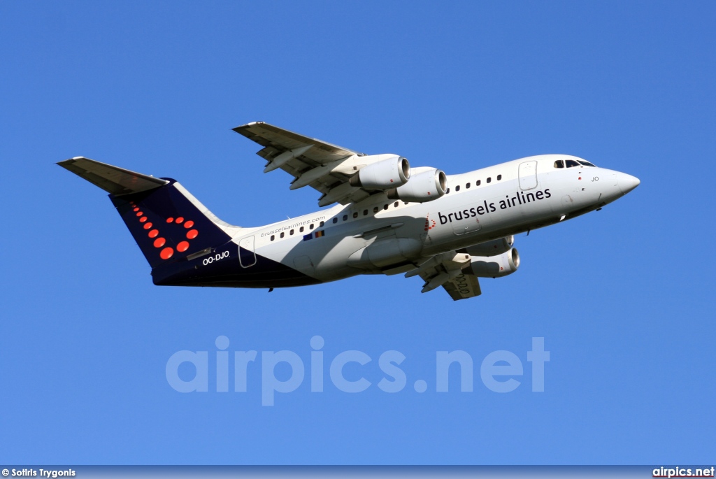 OO-DJO, British Aerospace Avro RJ85, Brussels Airlines