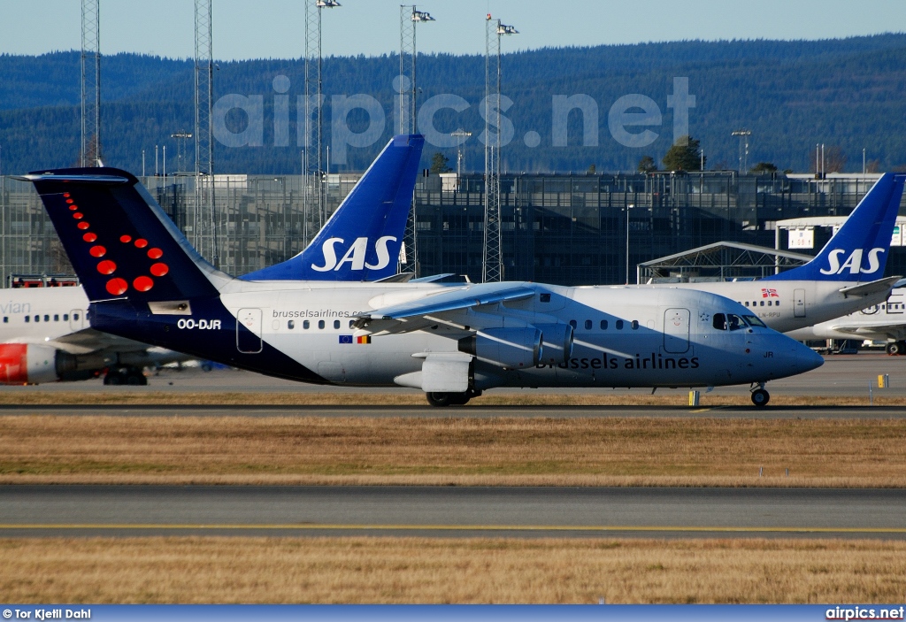 OO-DJR, British Aerospace Avro RJ85, Brussels Airlines