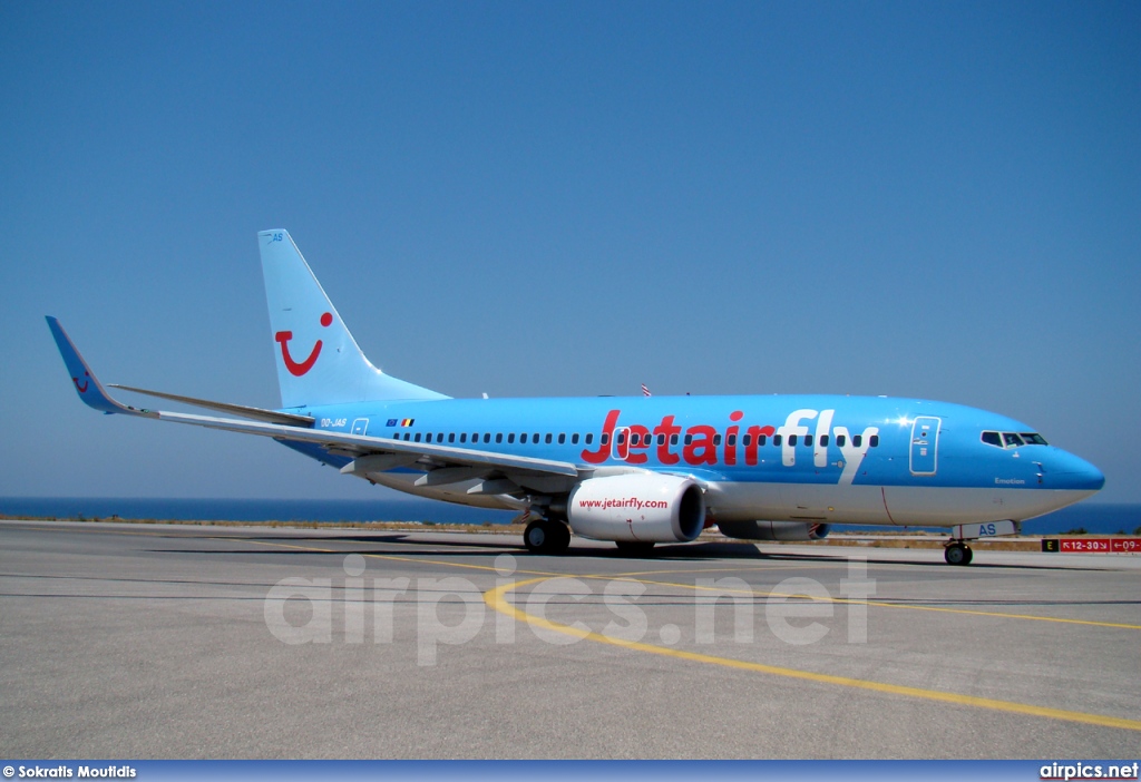 OO-JAS, Boeing 737-700, Jetairfly