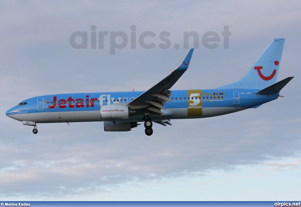 OO-JBG, Boeing 737-800, Jetairfly