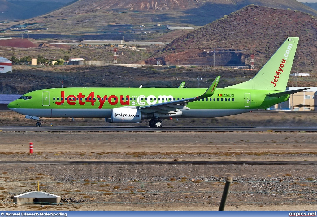 OO-JLO, Boeing 737-800, Jet4you.com