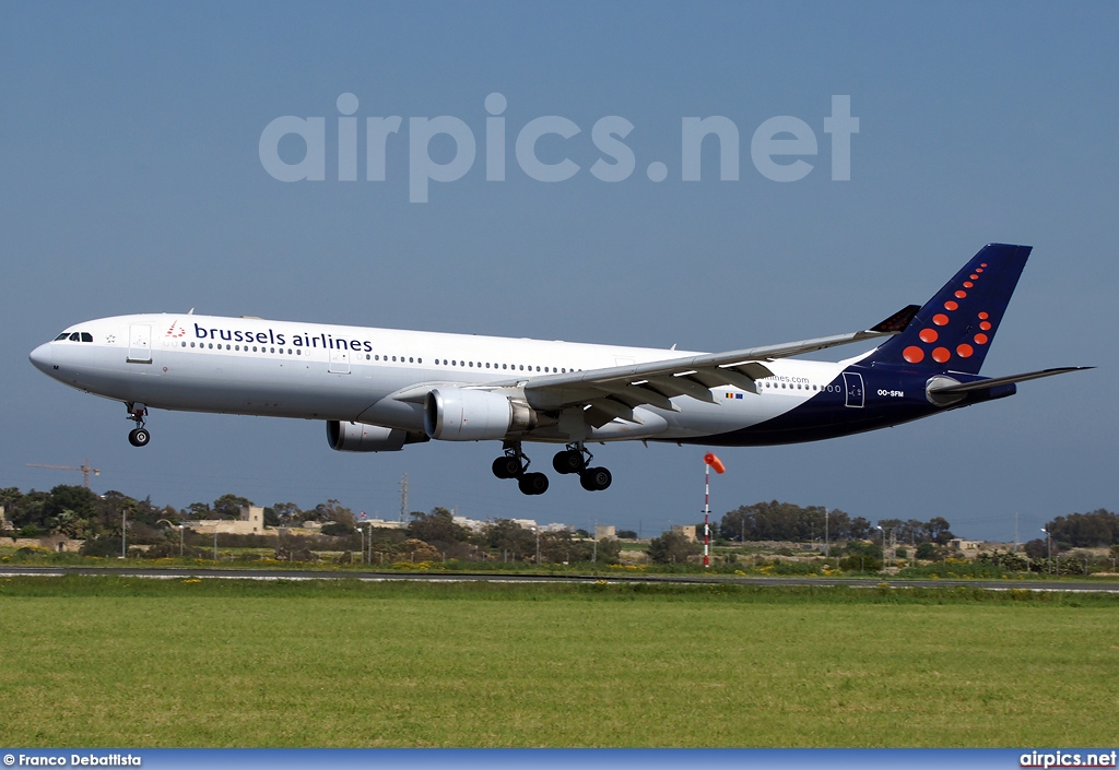 OO-SFM, Airbus A330-300, Brussels Airlines