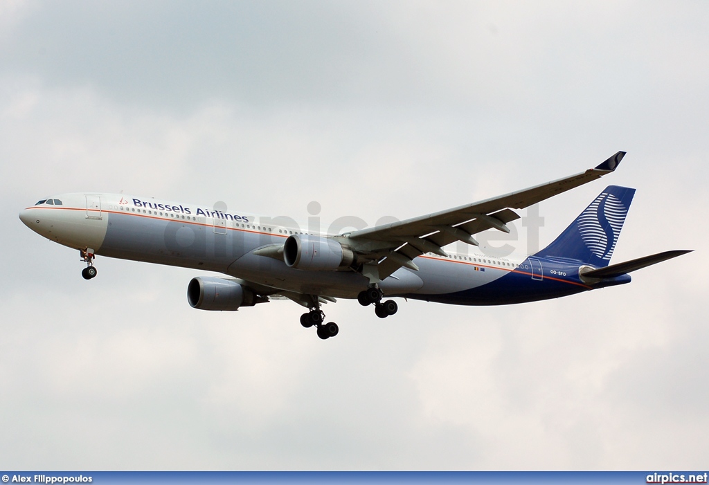 OO-SFO, Airbus A330-300, Brussels Airlines