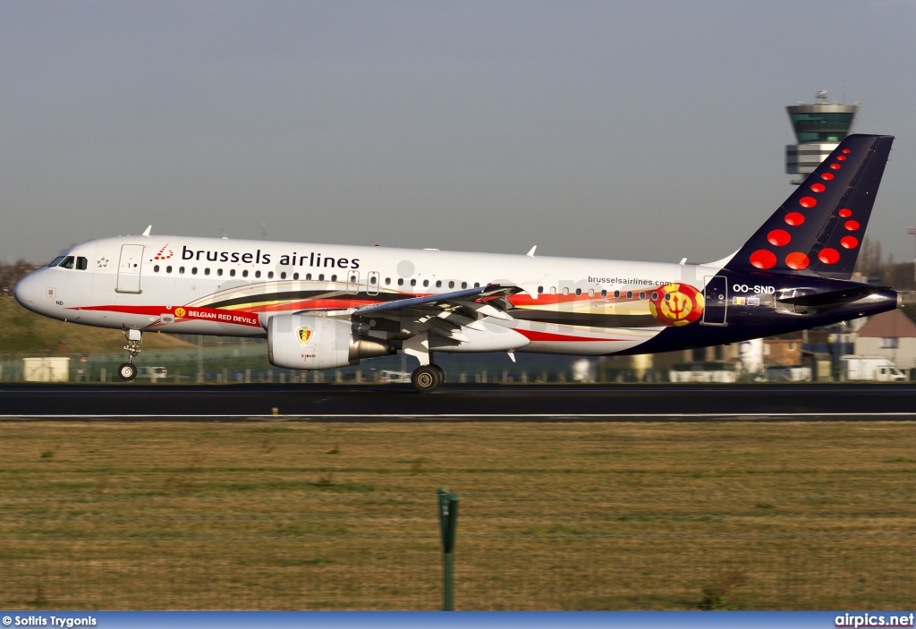 OO-SND, Airbus A320-200, Brussels Airlines