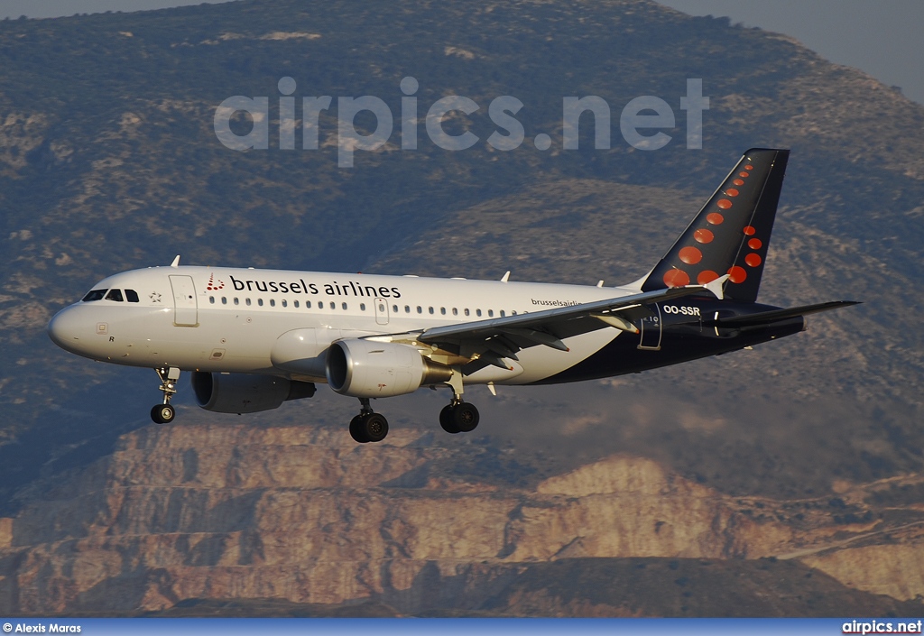 OO-SSR, Airbus A319-100, Brussels Airlines