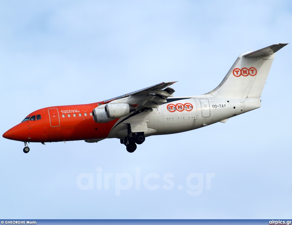 OO-TAY, British Aerospace BAe 146-200QC, TNT Airways