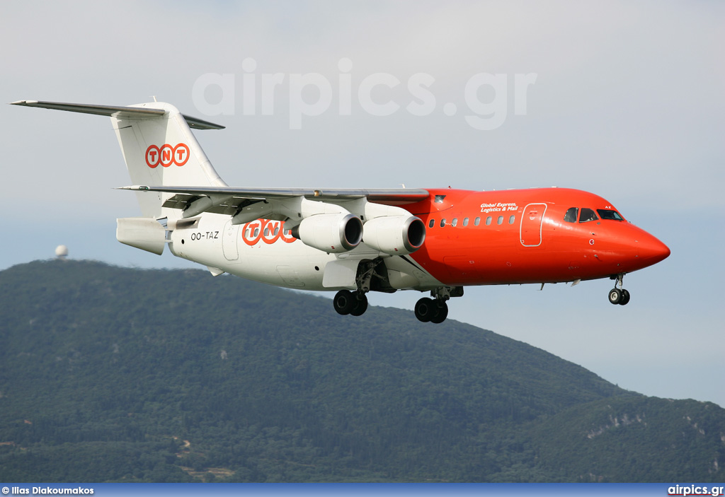 OO-TAZ, British Aerospace BAe 146-200QC, TNT Airways