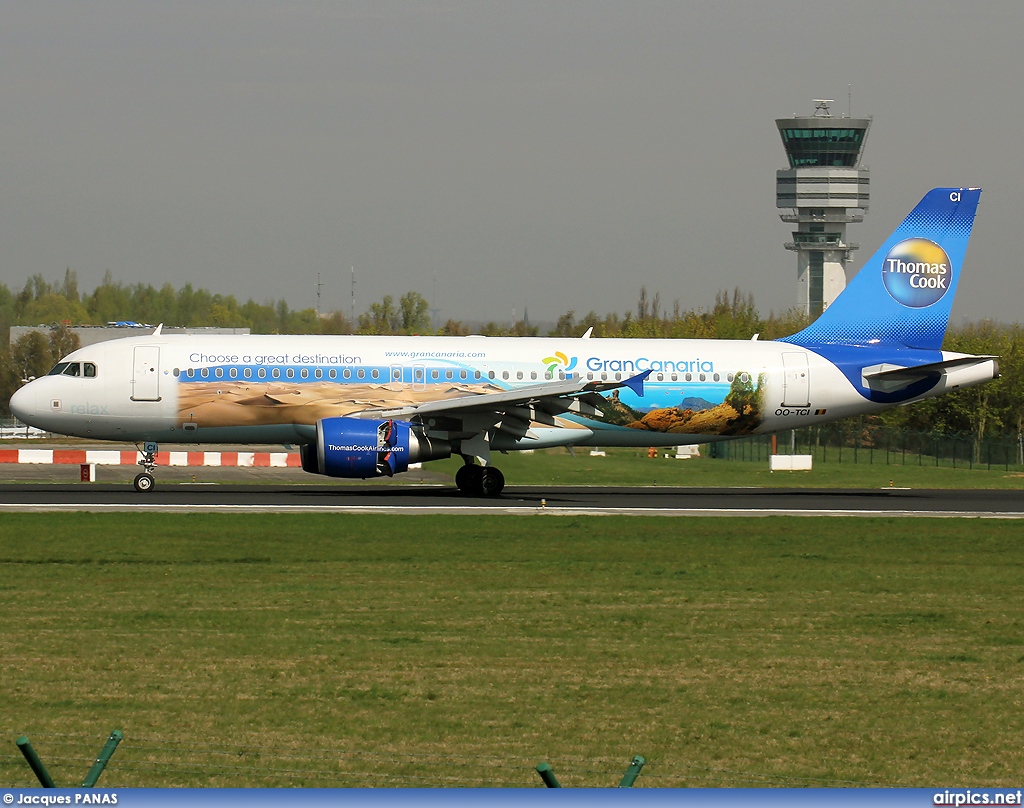 OO-TCI, Airbus A320-200, Thomas Cook Airlines (Belgium)