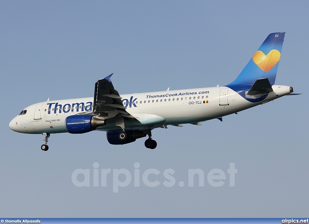 OO-TCJ, Airbus A320-200, Thomas Cook Airlines (Belgium)