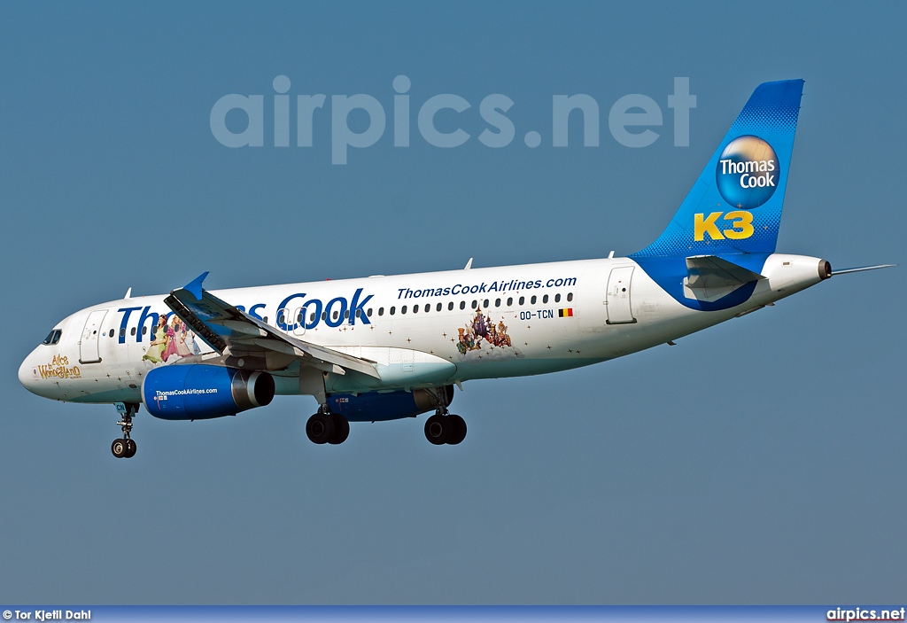 OO-TCN, Airbus A320-200, Thomas Cook Airlines (Belgium)