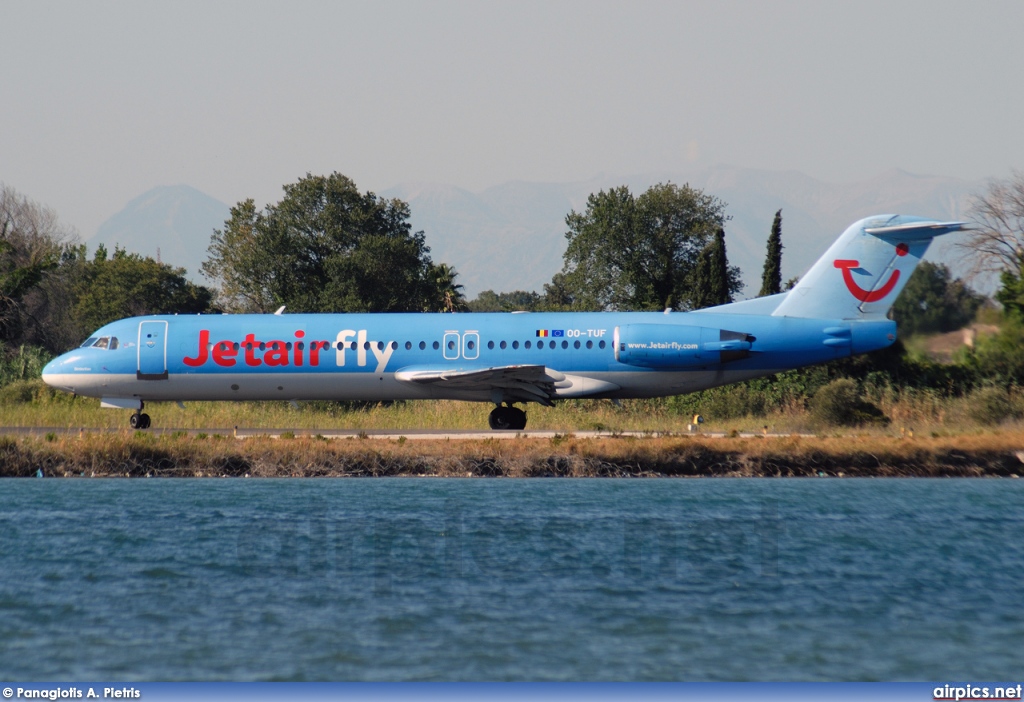 OO-TUF, Fokker F100, Jetairfly