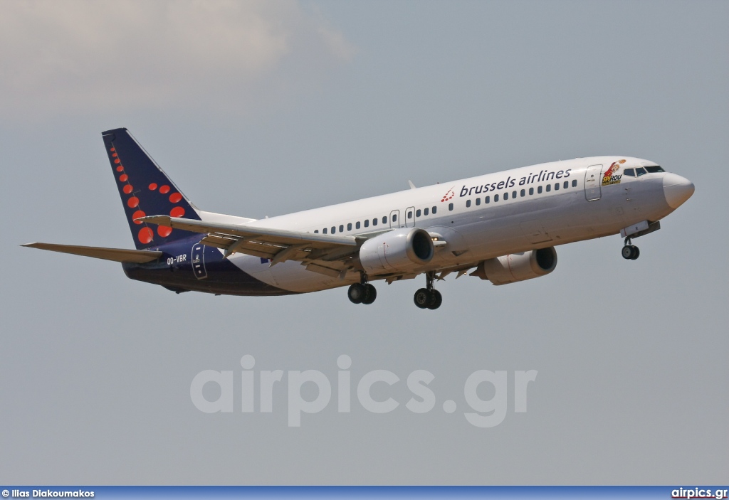 OO-VBR, Boeing 737-400, Brussels Airlines