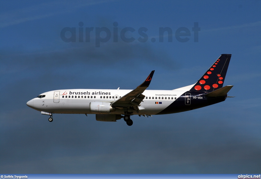 OO-VEH, Boeing 737-300, Brussels Airlines