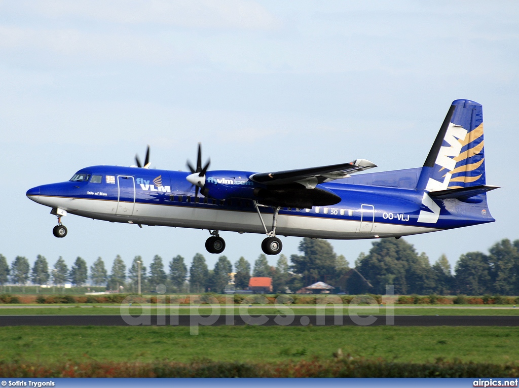 OO-VLJ, Fokker 50, VLM Airlines