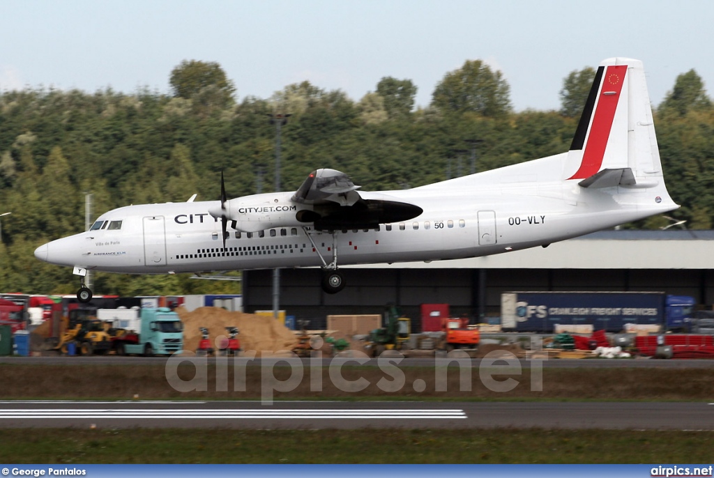 OO-VLY, Fokker 50, CityJet