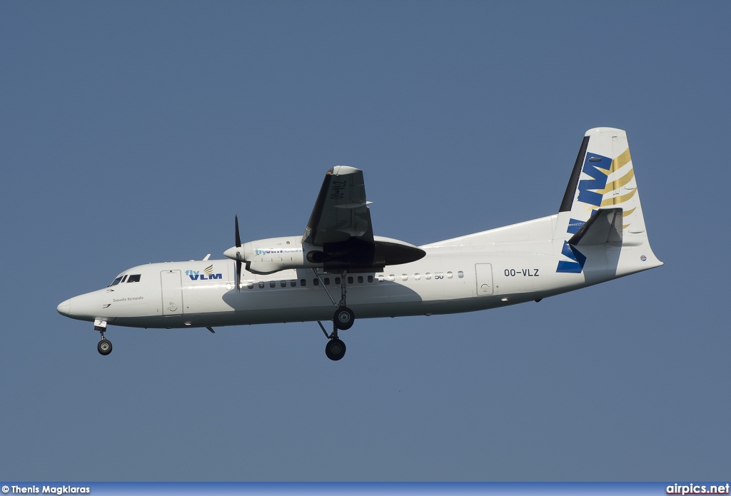 OO-VLZ, Fokker 50, VLM Airlines