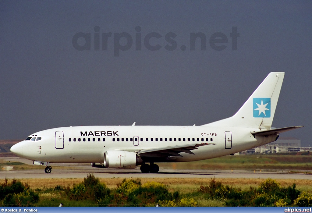 OY-APB, Boeing 737-500, Maersk Air