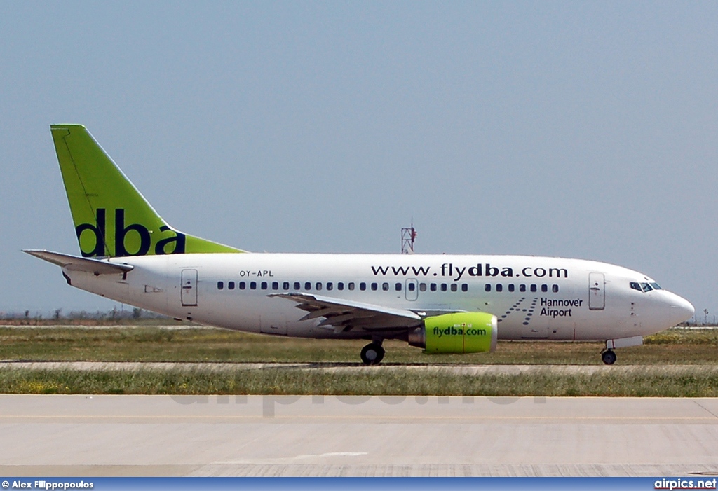 OY-APL, Boeing 737-500, dba (Deutsche BA)