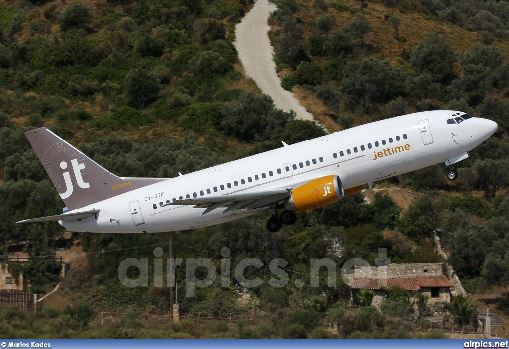 OY-JTF, Boeing 737-300(QC), Jettime