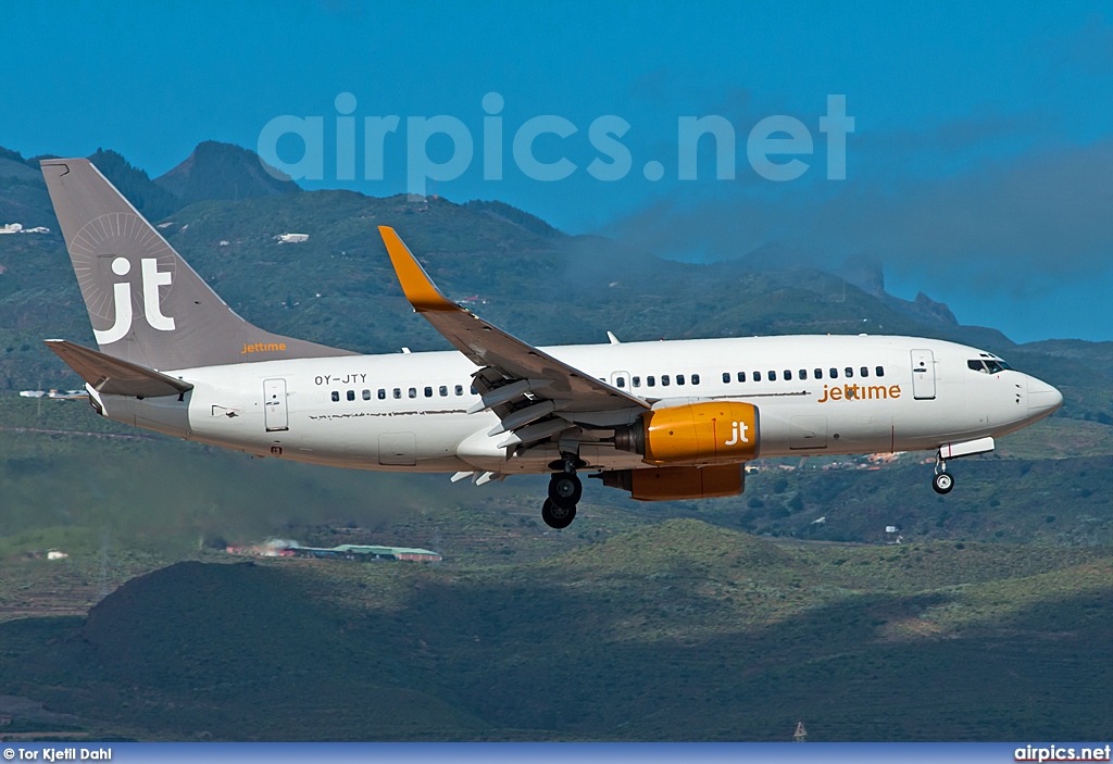 OY-JTY, Boeing 737-700, Jettime