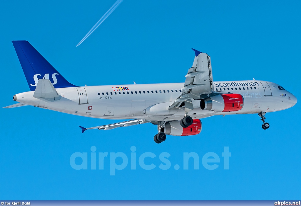 OY-KAM, Airbus A320-200, Scandinavian Airlines System (SAS)